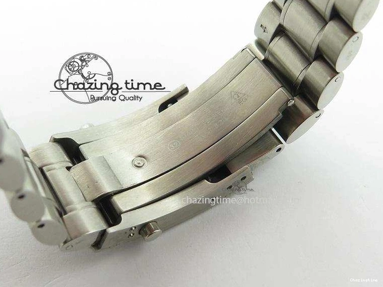 0228 Cozy Speedmaster Racing 40mm SS Black Dial On SS Bracelet A7750 ( Free Rubber Strap ) 8252